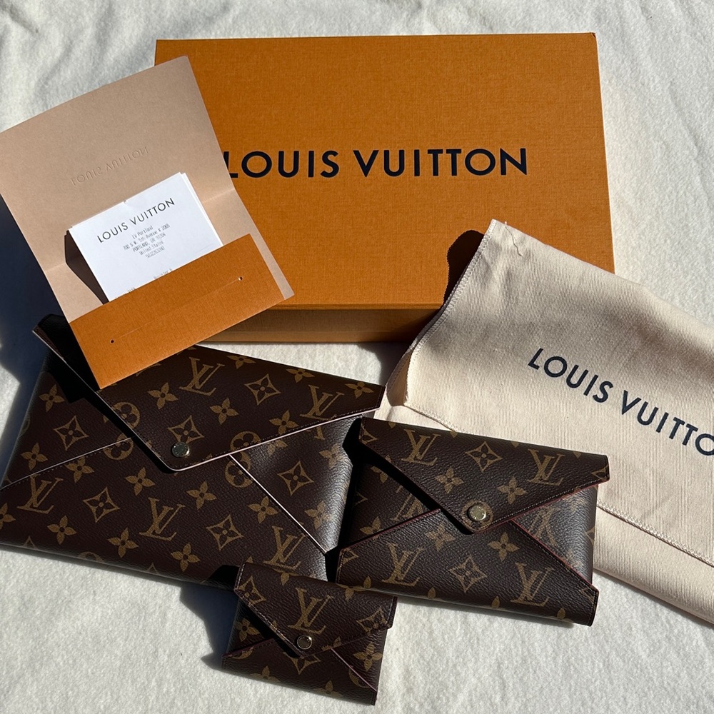 Louis Vuitton Brown Monogram Wallet Collection